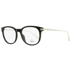 Omega Pantos Eyeglasses OM5013 001 Black/Palladium 53mm